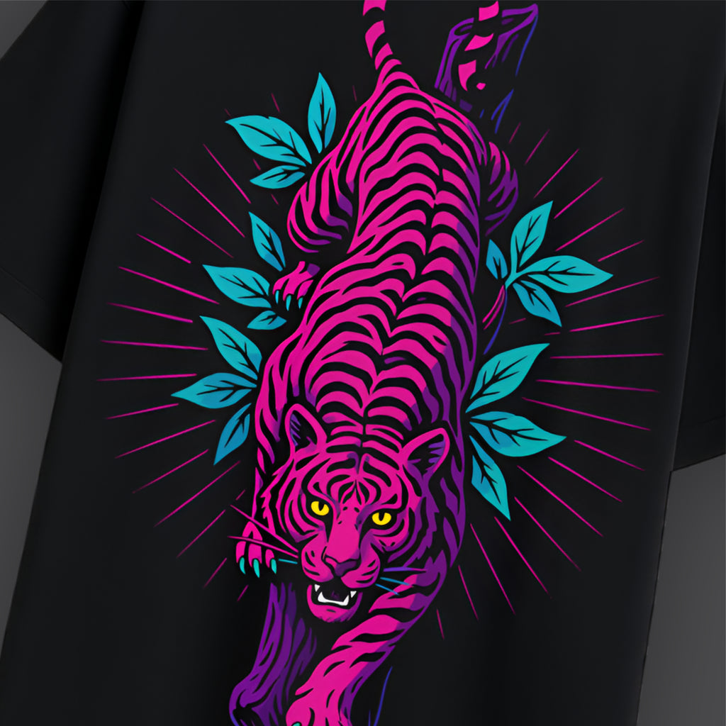 The eye of the jungle-oversized tee