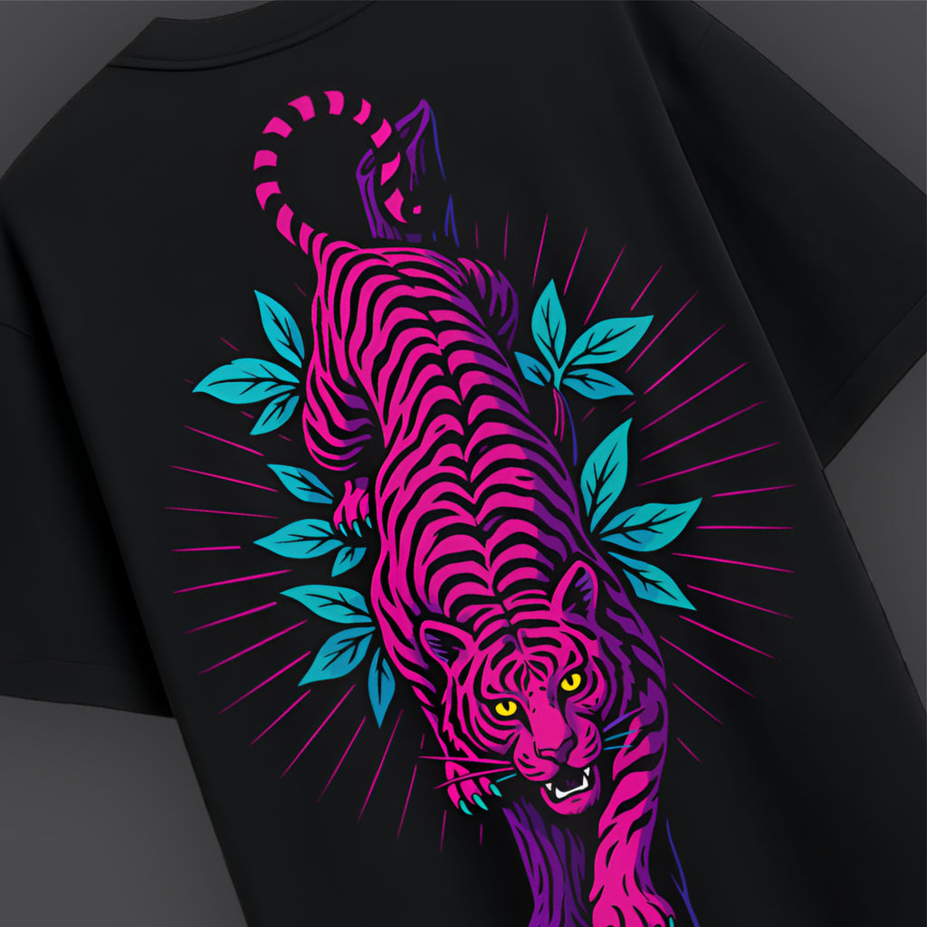 The eye of the jungle-oversized tee